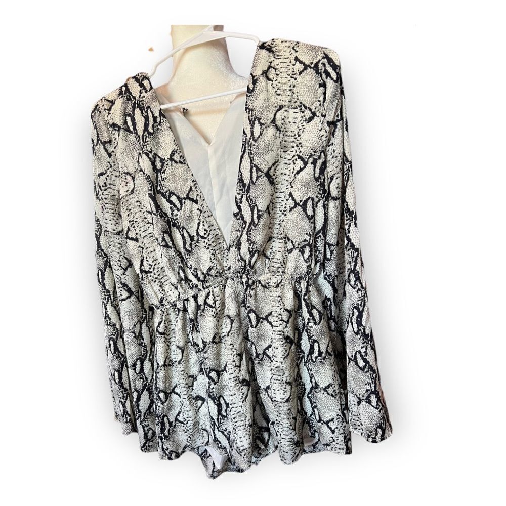 Tobi Snake Print Romper